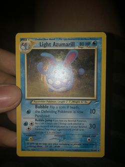 light azumerill neo destiny holo foil