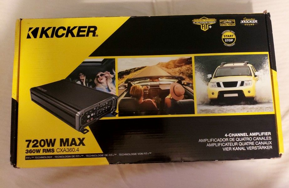 Kicker 4 Channel Amplifier 360.4