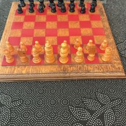  Antique petite Chess Set 