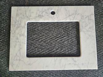 Eviva Counter-top only, EVVN30-24X18, Top size 24" x 18" white carrara
