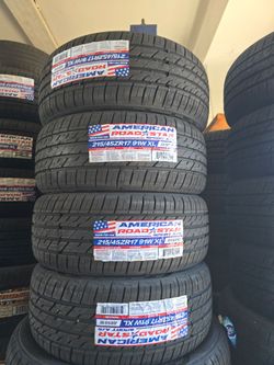 215 45 17 American Tires Con 50,000 millas de Garantía