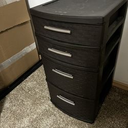 4-drawer Plastic Storage
