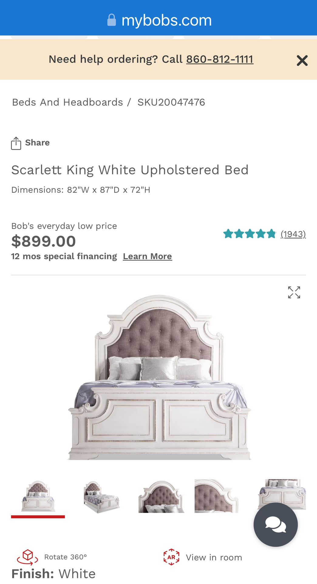 King Bed And Frame
