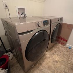 Set Of Washer And Dryer Machine Samsung
