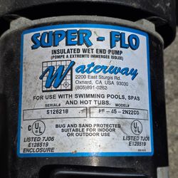 2 Pool Hottub/Jacuzzi pumps ---works great, no leaks!