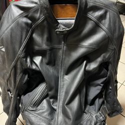 Joe Rocket Motorcycle Riding Leather Jacket 