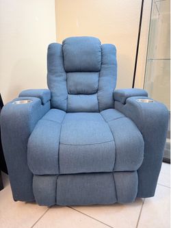 Blue Recliner