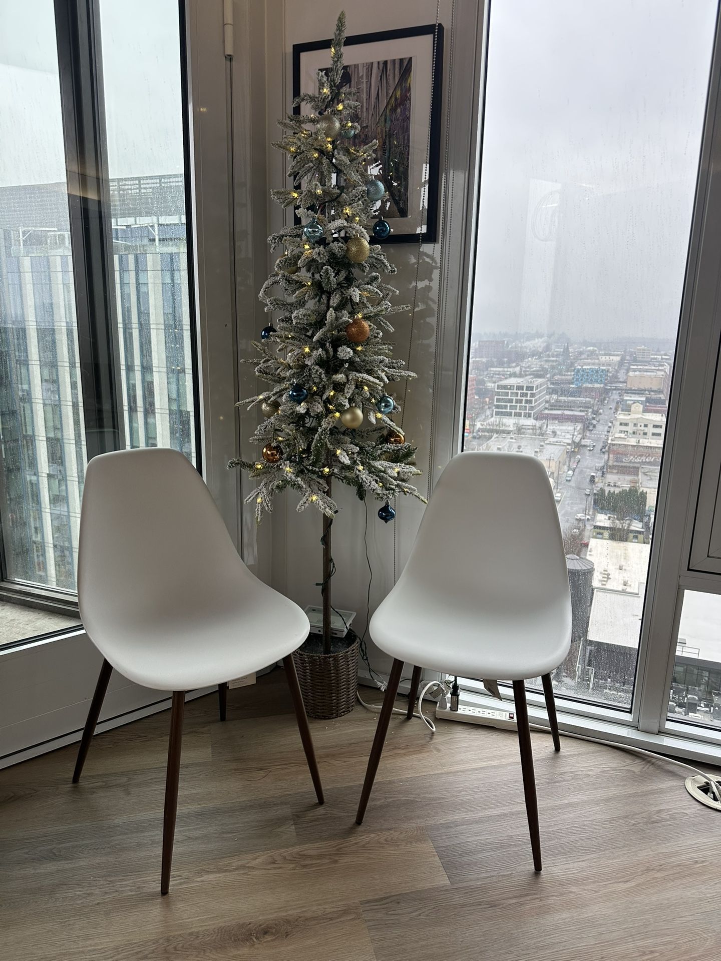 2 Chairs - Sturdy & Great Condition! $100 Obo For Both