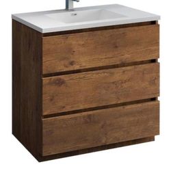 Lazzaro 36” Modern Bathroom Vanity 