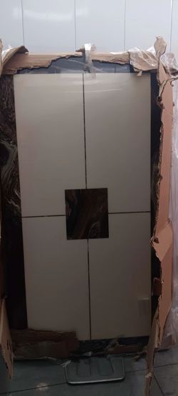 TITLE: 6ft Marble Dining Table Set with 6 Chairs