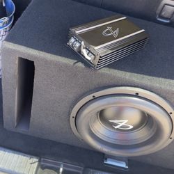 Audio dynamics 12” speaker and amp