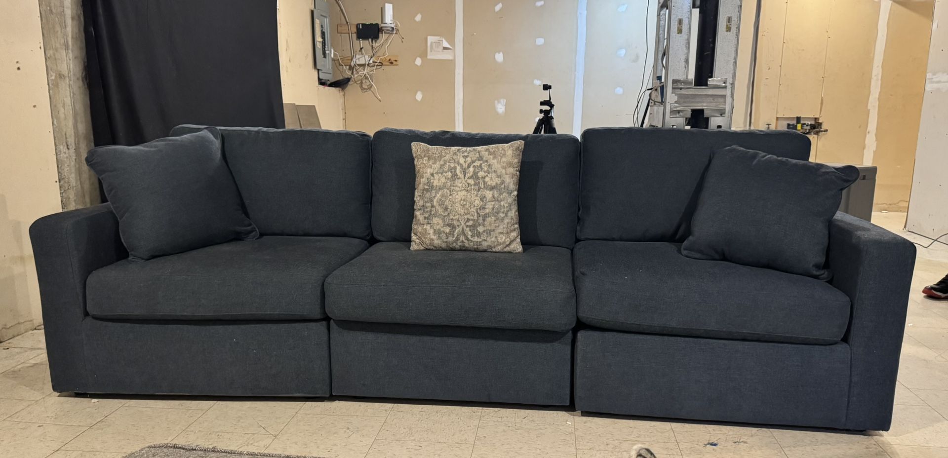 Ashleyw Furniture Sofa – Ink Blue – Like New