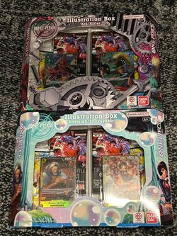 One Piece Illustration Box Vol 7 & Vol 8 Set- OP15-EB04 & OP16- NEW/SEALED TCG