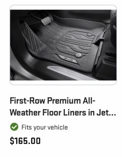GMC Sierra All Weather mats