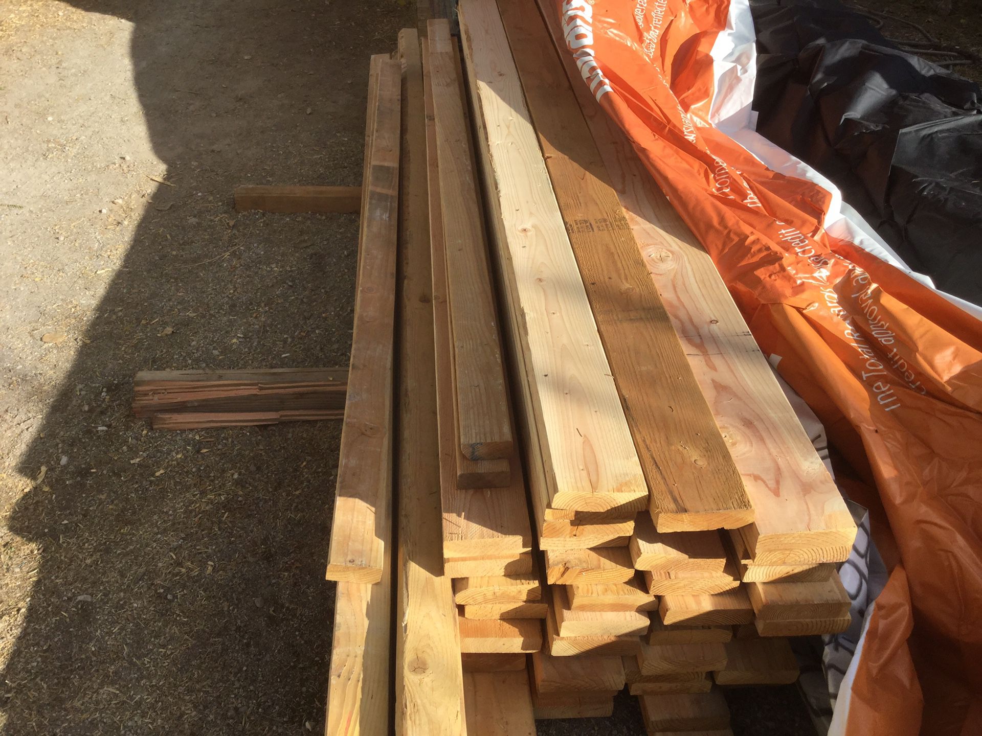 Lumber 2x4. 2x6 2x8 And plywood 4x8 1/2 sheets