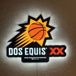 Dos Equis LED Beer Sign - Lights Up'