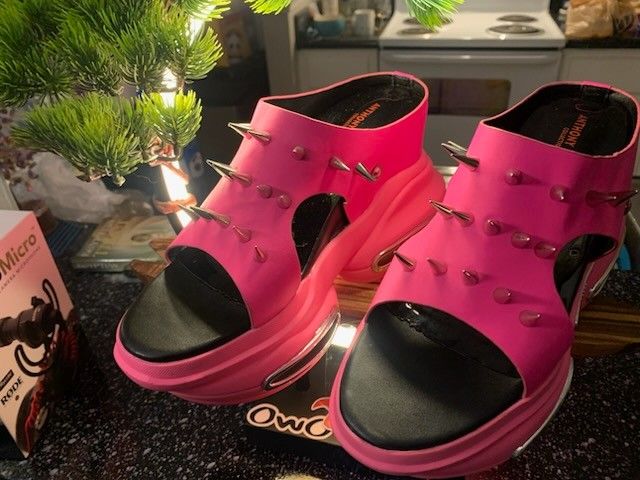 Anthony Wang Sandals (size 10) In Pink