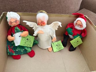 Annalee Dolls Christmas Set of 3