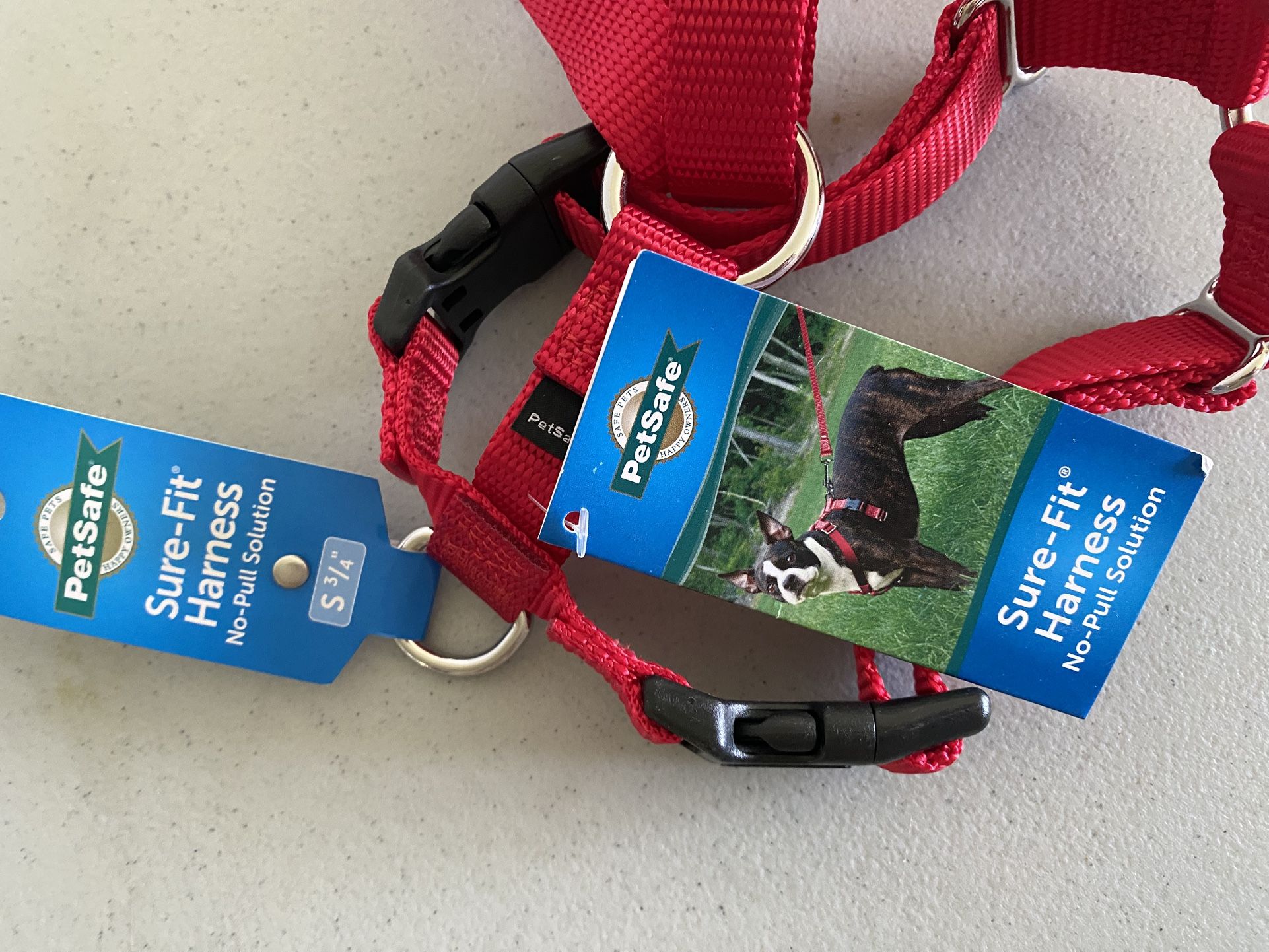 Small Red Dog Harness