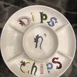 Chip and Dip Dish