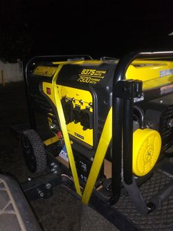 GENERATOR 7500 WATT CHAMPION
