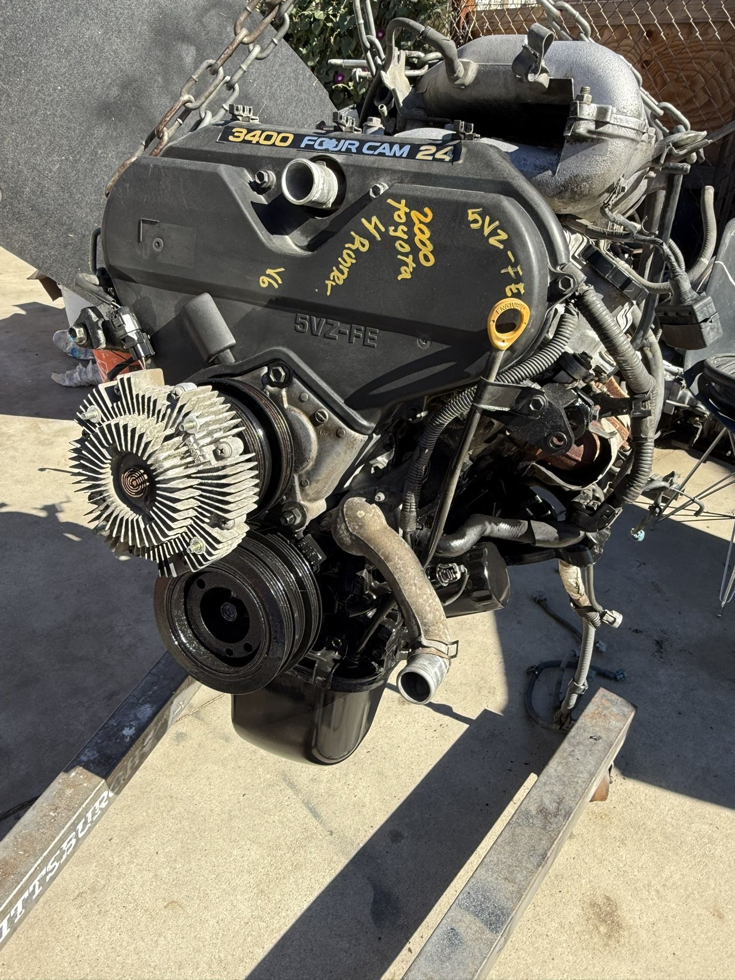 2000 Toyota 4Runner V6 Engine 5VZ Part