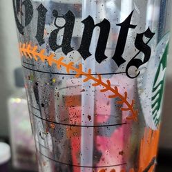 Sf Giants Starbucks 24oz Water Tumbler 