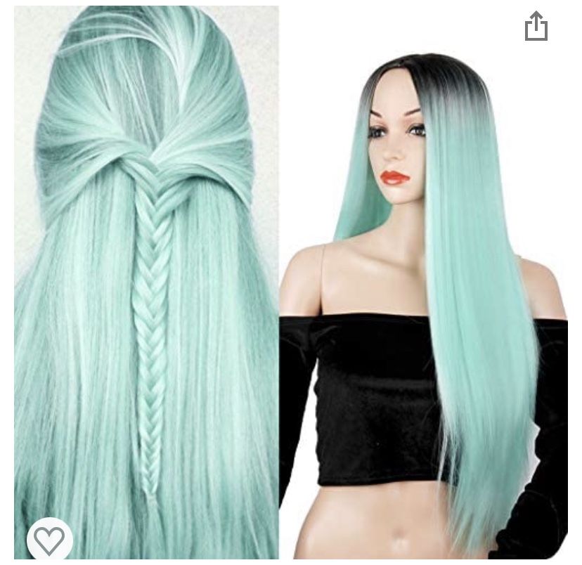 Ombré Teal Wig