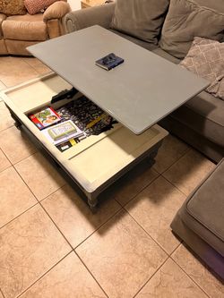Lift-Top Coffee Table with Storage
