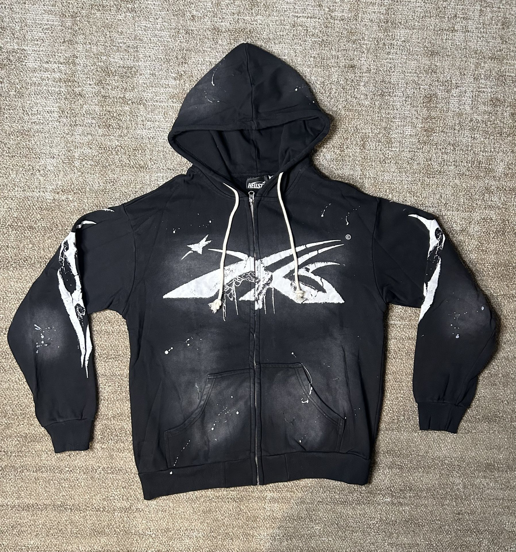 ZIP UP HELLSTAR HOODIE SCANNABLE