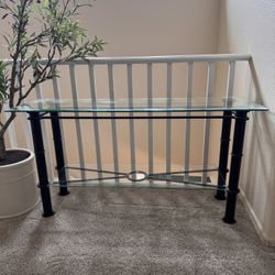 Glass Entry Table
