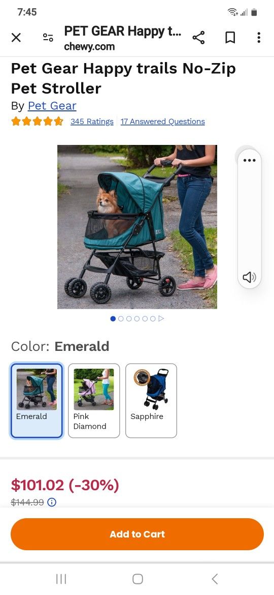 Pet Stroller, 1/2 Price, Brand New