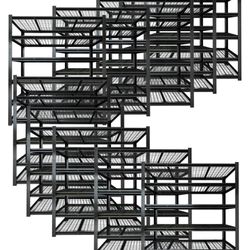 Set Of 10, Brand New In Box, 6-Tier, 60" WIDE