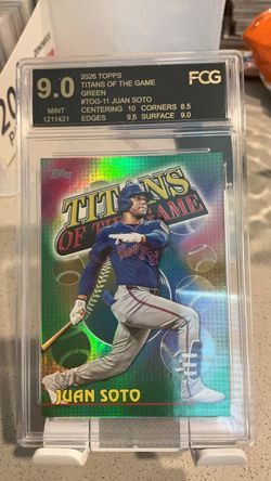 2026 Topps Titans of the Game Juan Soto Green #TOG-11 FCG 9.0