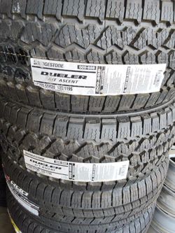 2- new tire lt 285 55 20 Bridgestone mount y balance (firm price)