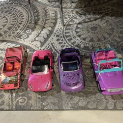 Barbie cars and LOL car