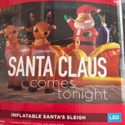 Inflatable Christmas Sleigh 