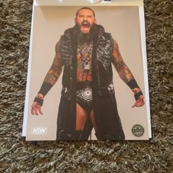AEW Signed Photo