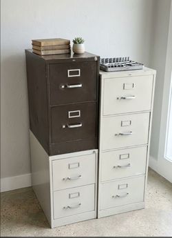 HON Heavy Duty Metal Office Filing Cabinets (2-Drawer & 4-Drawer)