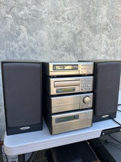 DENON D-200 stereo set