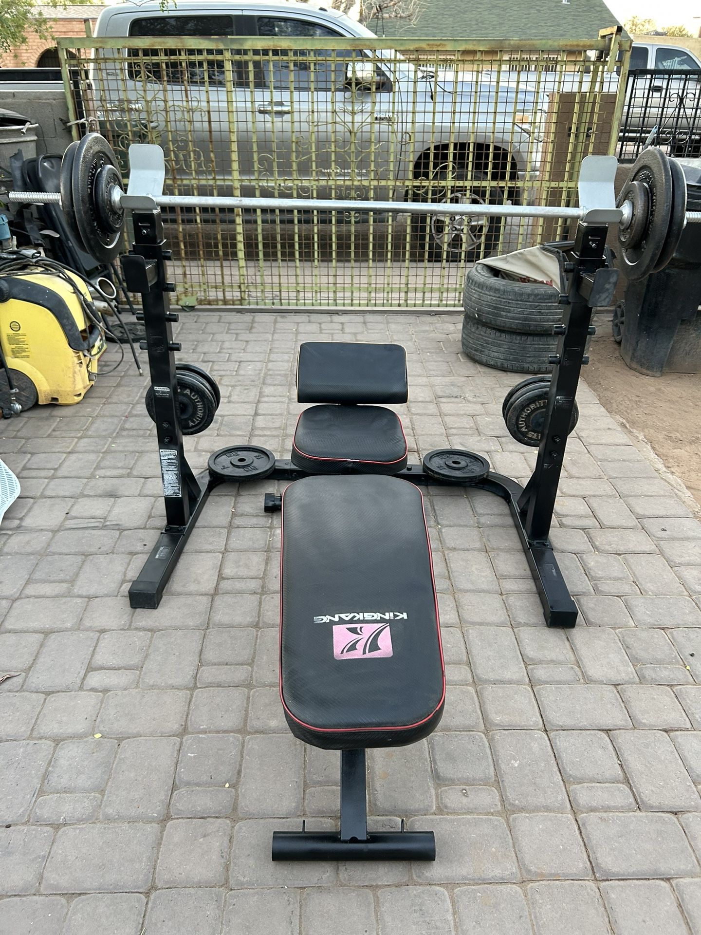 Bench Press And Weights 240lbs