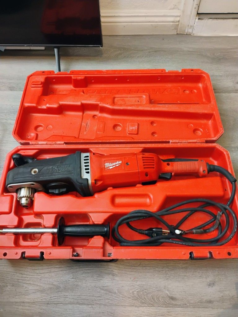 13 Amp Corded 1/2 in. Super Hawg Hole Hawg Right Angle Drill Driver