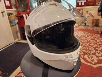 Bilt Yohe Force Helmet Model FF967 White Medium Drop Down Sun Visor