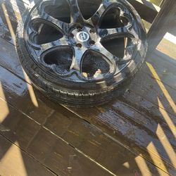 19" Heritage Wheels Kokoro MonoC - Set of 4 (3 w/ tires, 1 damaged)