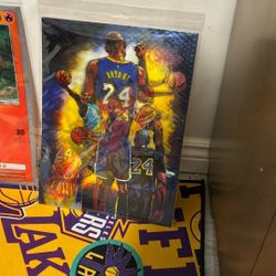 Lakers Kobe 3D Poster 