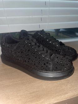 Black Rhinestone Steve maddens