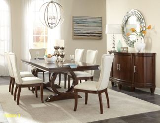 Transitional Wood Dining Server with Generous Storage & Elegant Modern Appeal
