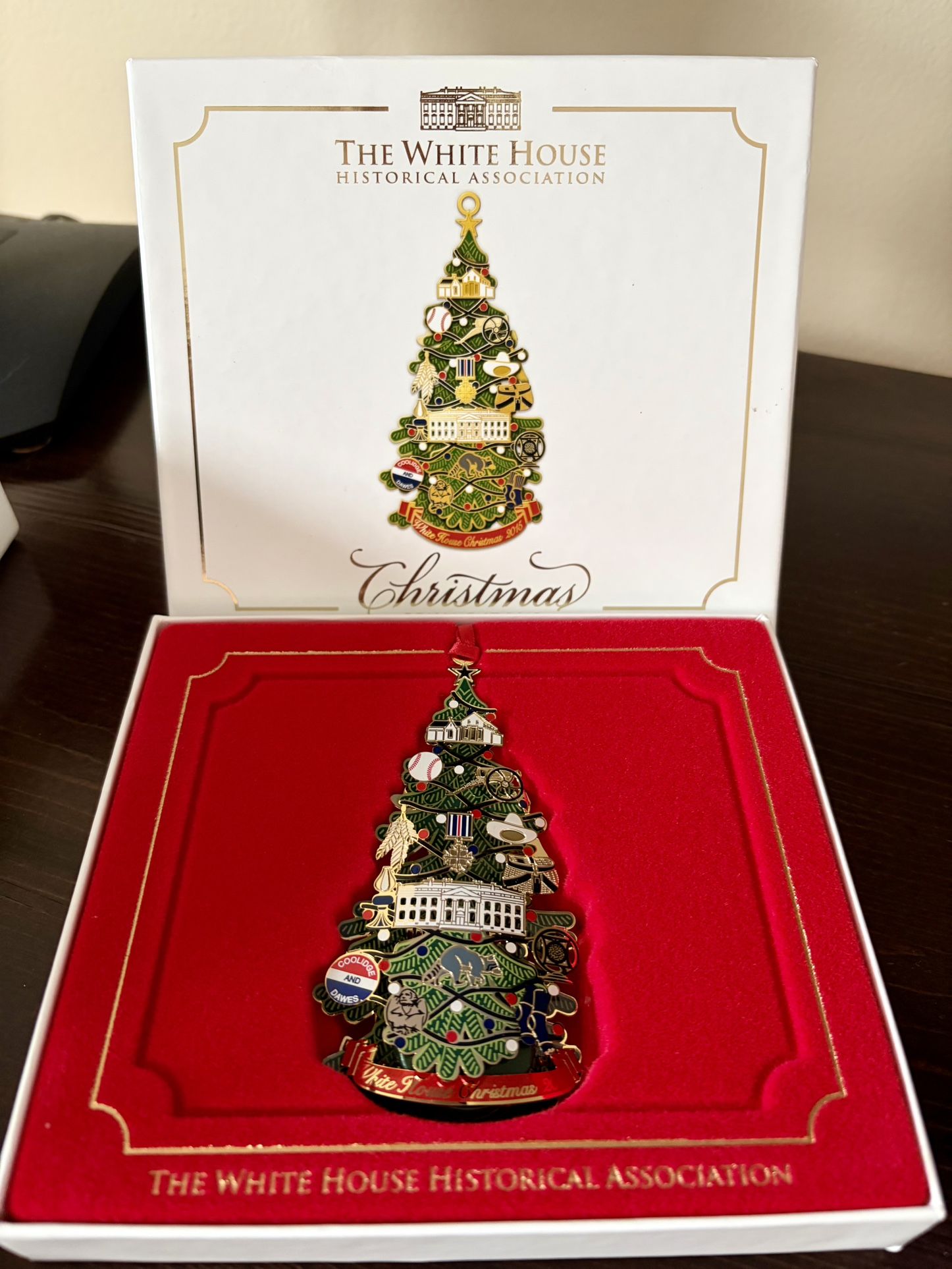 White House Christmas Ornament 2015