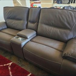 Living Spaces Recliner Loveseat and Sofa
