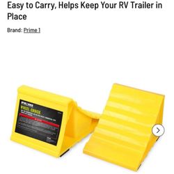 Wheel Chocks Only $10 Each Set Brand New In The Box 